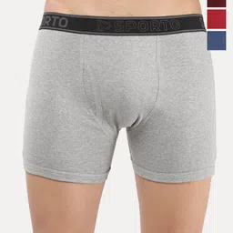 Sporto by Macho Pack Of 4 Mid Rise Short Trunks-picture-7