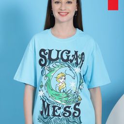 Dreambe Women Typography 2 Printed Applique T-shirt-picture-23