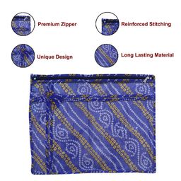 Kuber Industries Blue Set of 3 Regular Multi-Utility Organisers image 3