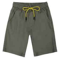 Gini and Jony Regular Fit Solid Boys Shorts-image-1