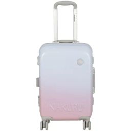 NAKURU Sunset Spinner Blue & Pink Solid Hard Cabin Trolley Bag -20 cm-image-86