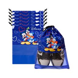 YK Blue & Yellow 6 Pieces Disney Team Mickey Printed Shoes Organisers-image-9