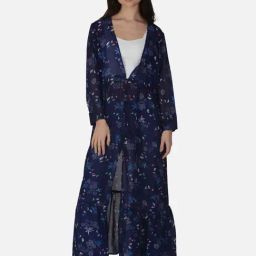 mod & shy Blue Printed Longline Beach Shrug-image-28