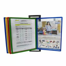 Solo Multicolor Display Folder with 5 Folder Wall Unit, WD F05-36