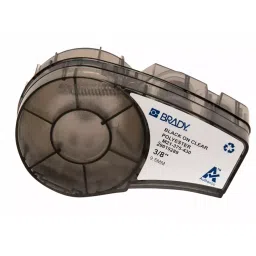 BRADY Continuous Label Roll Cartridge 3/8 inch 21 ft Clear, 3PXU5-83