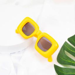 Ted Smith Grey Square UV Protection Unisex Sunglasses-picture-26