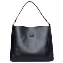 ZOUK Black Printed Large Tote Handbag-image-71