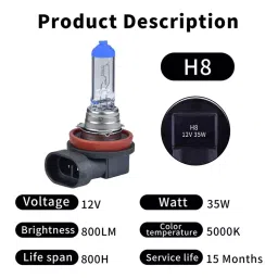 Auto Pearl H8 Car Fog Lamp Halogen Bulb for Maruti Suzuki Ertiga, APA01 image 3