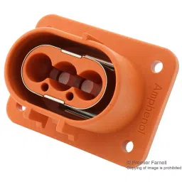 AMPHENOL INDUSTRIAL POWER CONNECTOR, RCPT, 3POS, 11.1MM, ELR3Y2-11