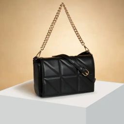 Forever Glam by Pantaloons Black Medium Cross Body Bag-image-28