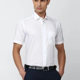Van Heusen White Cotton Regular Fit Shirt-image-102