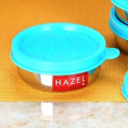 HAZEL Silver Stainless Steel Airtight Leak Proof Container (150 ML)-27