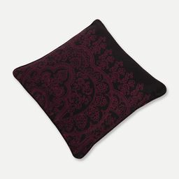 SWAYAM Red & Black Set of 2 Ethnic Motifs Square Cushion Covers image 4