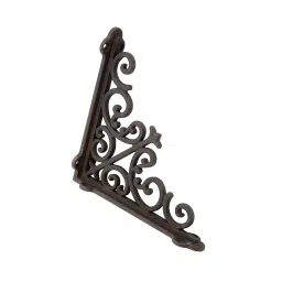 Screw Tight 17.78 cm (7 Inch) Aluminium Curly Shape Shelf Holding Bracket A041609OBL-2 (Pack of 2 Pcs)-image-69