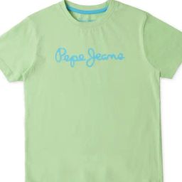 Pepe Jeans Boys Green Graphic Print T-Shirt-image-26