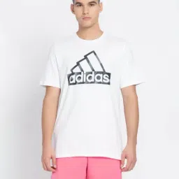 Adidas White Regular Fit Printed Sports T-Shirt-picture-33