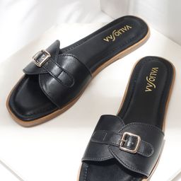 VALIOSAA Women Open Toe Flats with Buckles-picture-7