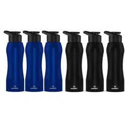 Speedex Blue & Black 6 Pieces Stainless Steel Water Bottle - 1000 ml Each-image-89