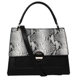 HauteSauce Black Textured Small Handbag-image-42