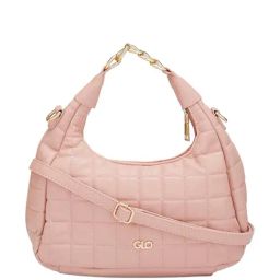 Globus Nude Quilted Medium Hobo Handbag-41