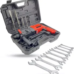 Hillgrove Chuck Size 26 mm Hammer Impact Drill kit 1200 W, HGCM789M1-image-42