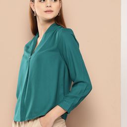 her by invictus Solid Shirt Style Top-image-94