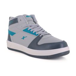 Sparx Men Textured Mid-Top Casual Sneakers-17