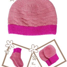 Bharatasya Kids Self Design Pure Cotton Beanie with Socks & Mitten-20
