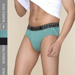XYXX Men Pack Of 2 Mid-Rise Basic Briefs XYBRF2PCKN639-picture-18