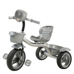 JoyRide Speedo Tricycle-Trike with Dual Storage Basket for Kids with Music and Light - Boys & Girls Age 2 to 4 Years Tricycle - Silver-image-20