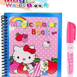 SCHOOLISH Magic Water Colouring Book, Reusable Water Magic Colouring Book with Animal Cartoon Magical Water Coloring Book Doodle Game for Little Boys Girls Gifts - PACK OF 1 - COLOR MAY VARY-17