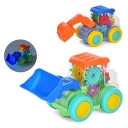 YAMAMA Gear Transparent JCB Truck Toy With Colorful Lights And Dynamic Music Musical Toy For Kids Electric Universal Engineering Truck Toy For Kids Construction Truck Toys  Multicolor-25