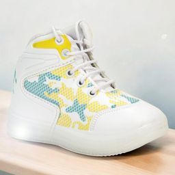 Lil Lollipop  Colour Blocked LED Shoes  - White-image-62