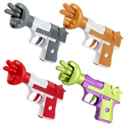 Akn Toys Rock Paper Scissors Toy Gun,finger Guessing Game Toy Entertainment Interactive Toy, Fist Gun Novelty Toy Kids Family Party - Pack of 4 - Color May Vary-4