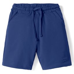 Kookie Kids 240GSM Terry Knit Shorts With HD Print & Drawcord - Navy Blue-image-99