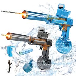 YAMAMA Realistic Water Gun Toys For Kids Electric Desert Eagle Water Gun Toys With LED Lights Repeater Automatic Water Spray Gun High Pressure Water Play Gun Toy- Color May Vary-12
