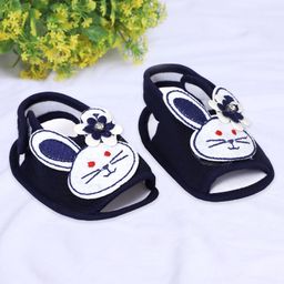 Coco Candy Bunny Applique Detailed Sandals - Blue-image-12