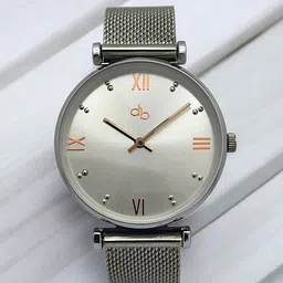 DressBerry Women Brass Dial & Stainless Steel Straps Analogue Watch MPDB 31 SS-28