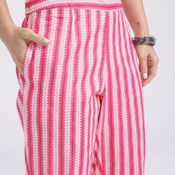 Anouk Rustic Floral Printed Straight Kurta With Trousers & Dupatta image 4