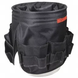 Westward Bucket Tool Organizer Polyester Black, 32PJ51-11