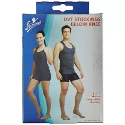 Flamingo Stocking Below Knee Class II DVT Open Toe Beige Color XXL Size, OC-2235 image 3