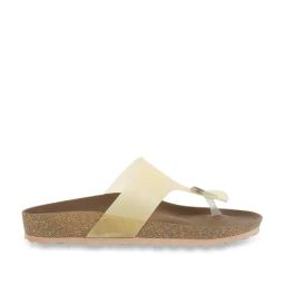 Mochi Women's Yellow Thong Sandals-image-42