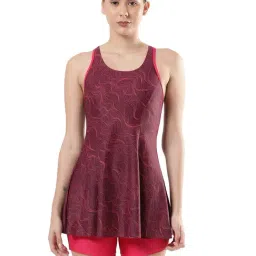Speedo Red Printed Swimwear Dress-image-69