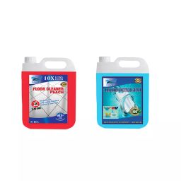 RARRS 5 L Liquid Detergent & 5 L Floor Cleaner Liquid Peach Fragrance C-LD-FCR-10-image-6