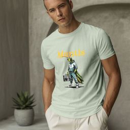 GRACE & JACK Typography Printed Round Neck Short Sleeves Regular Fit Casual T-Shirt-picture-16