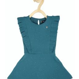 Allen Solly Junior Teal Blue Regular Fit Frock-image-20
