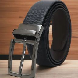 Crusset Black Leather Formal Belt for Men-picture-40