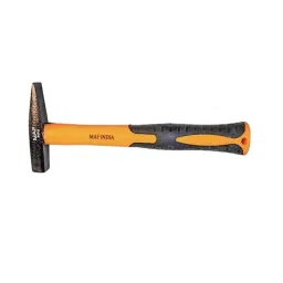 MAF PRO Machinist Hammer Carbon Steel with Fibreglass Handle 100 g, Yellow & Black-picture-2