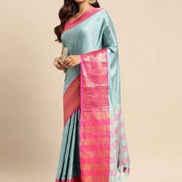 LeeliPeeri Designer Woven Design Zari Banarasi Saree-image-89