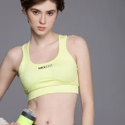 HRX by Hrithik Roshan Bra Full Coverage Heavily Padded Rapid-Dry Training Bra KT0002_04-16